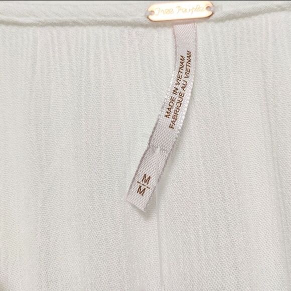 NWT FREE PEOPLE Sweet Darlin Maxi Dress Ivory M - Picture 5 of 10